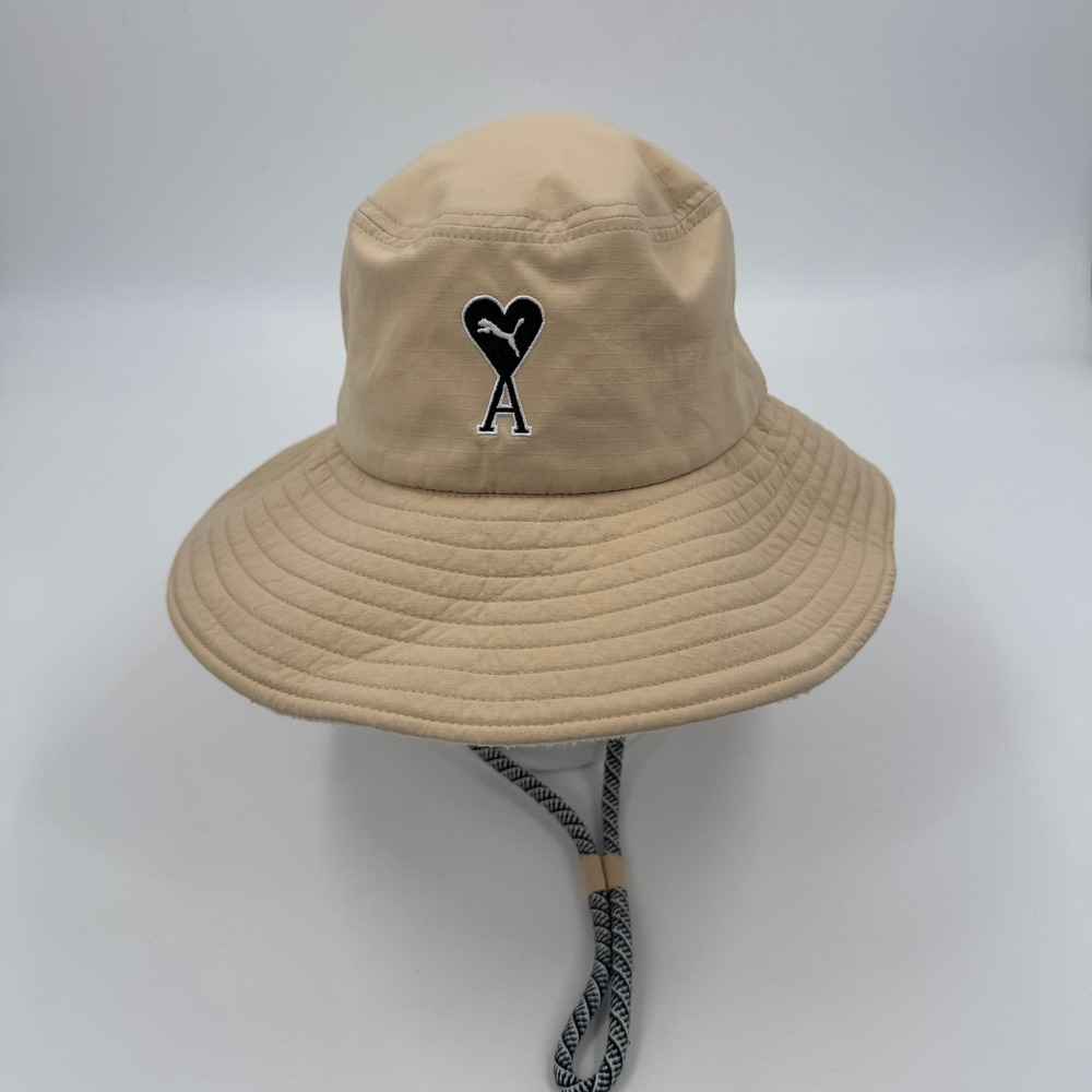 Puma x AMI Alexandre Mattiussi Bucket Hat Tan Sherpa Lined 024192-01 S/M
